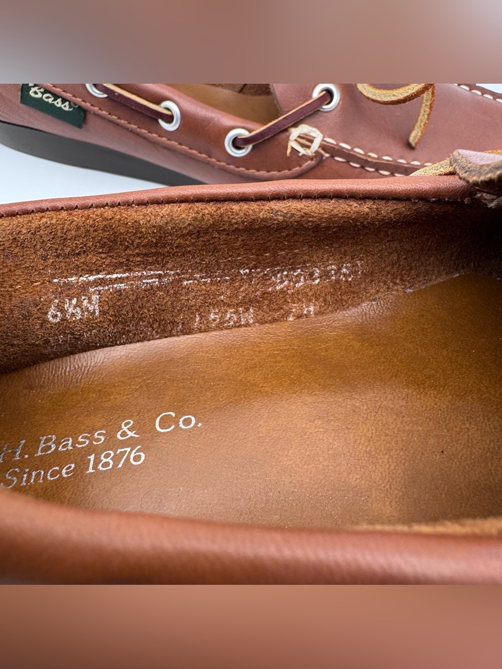 G.H. Bass Brown Leather Comfort Loafers Women 6.5 M Slip On Shoes - Picture 9 of 11